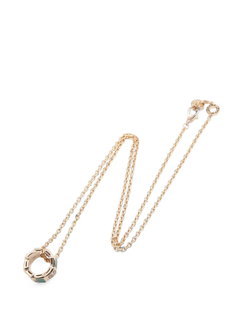 Bvlgari Pre-Owned 2010s Serpenti diamond necklace - Gold
