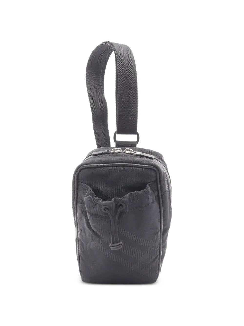 Burberry Pre-Owned 2010s check-pattern belt bag - Black