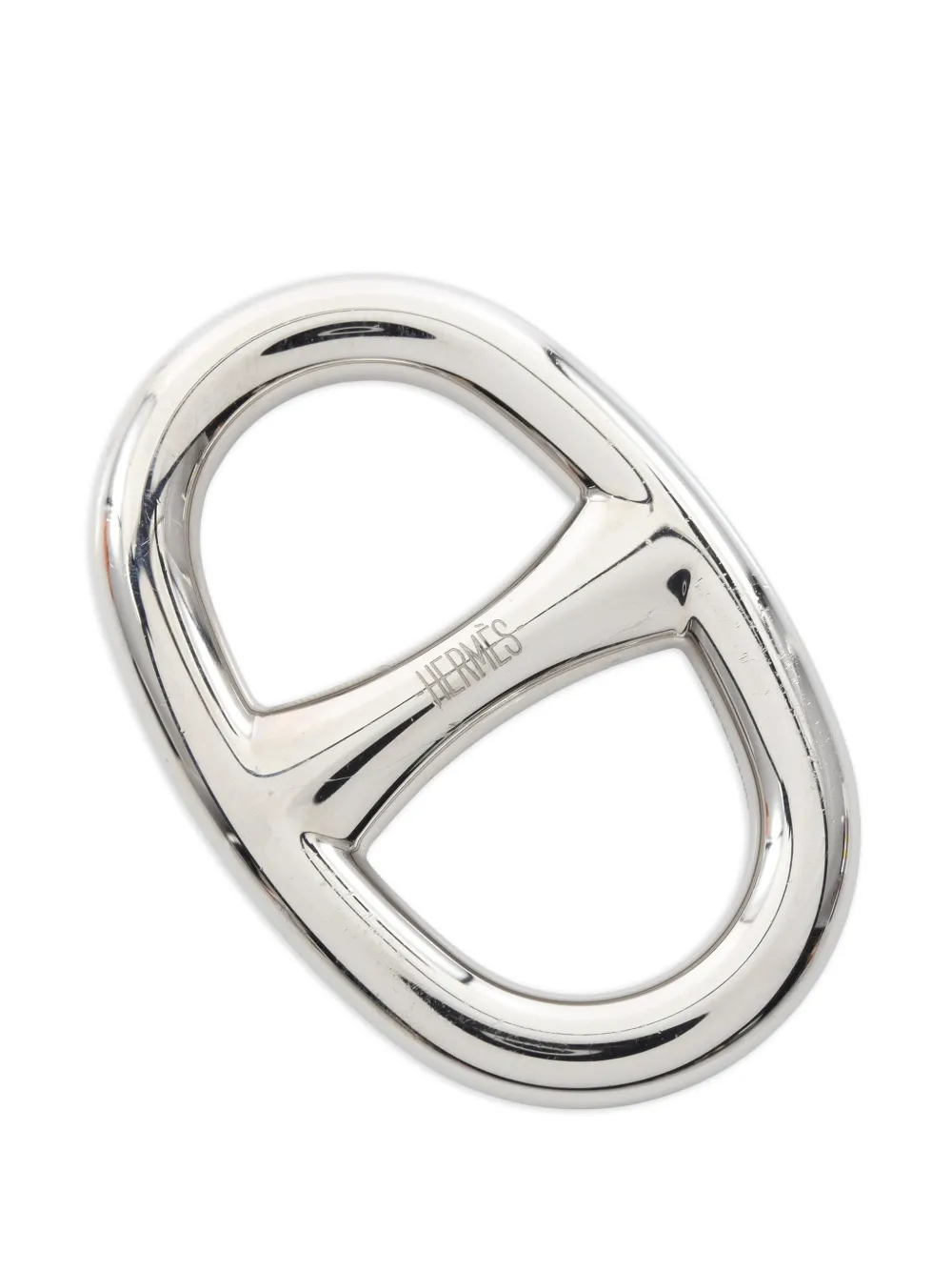 Hermès Pre-Owned 2010s Chaîne d'Ancre scarf ring - Argento