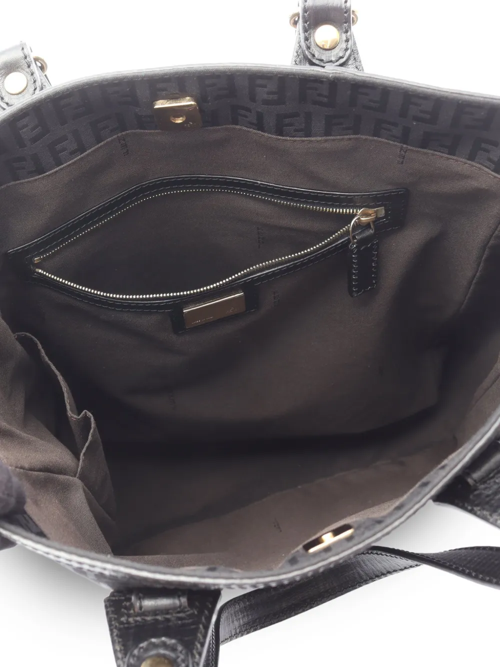  Fendi Pre-owned Borsa Tote Zucchino Anni 2010 - Nero 