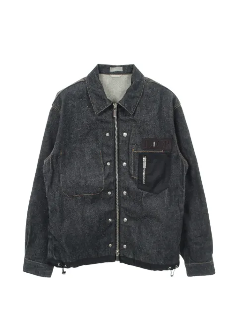 Christian Dior Pre-Owned x Sacai 2010s denim shirt jacket