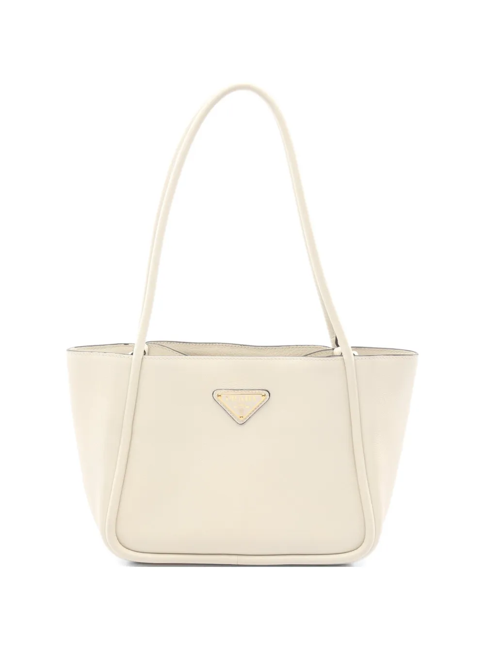 Prada Pre-Owned 2010s triangle logo tote bag - Toni neutri