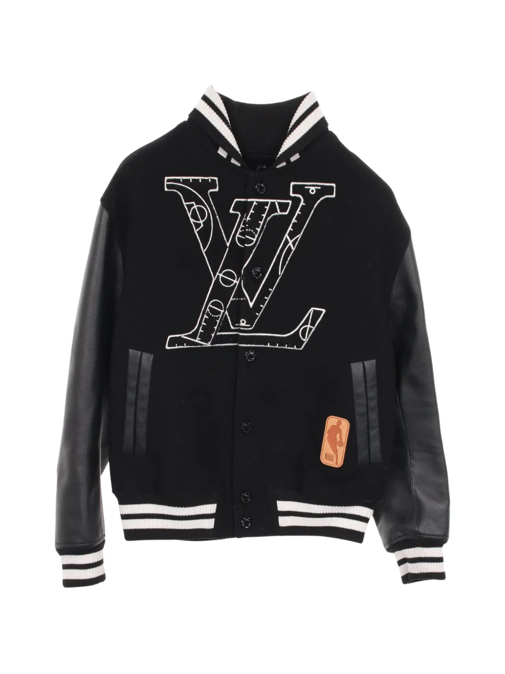 Louis Vuitton Pre-Owned 2000s NBA bomber jacket - Nero
