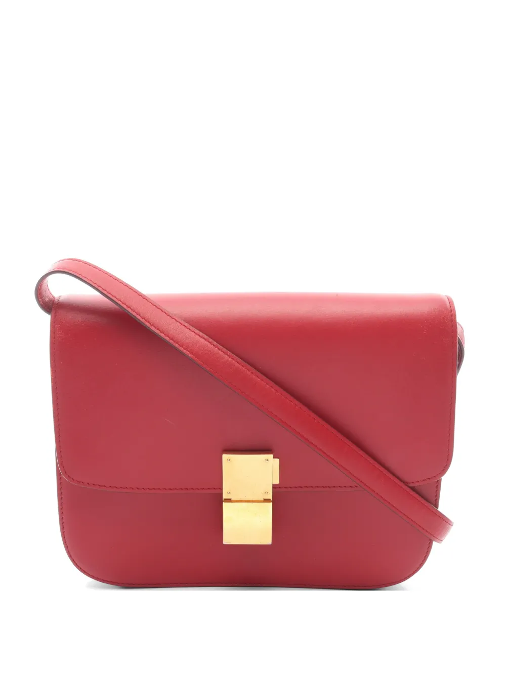 Celine Pre-Owned medium 2000s Classic Box shoulder bag - Rosso