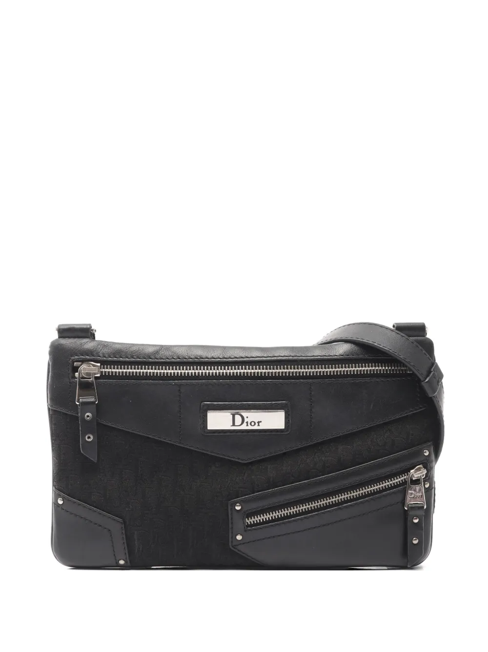 Christian Dior Pre-Owned 2010s Trotter shoulder bag - Black