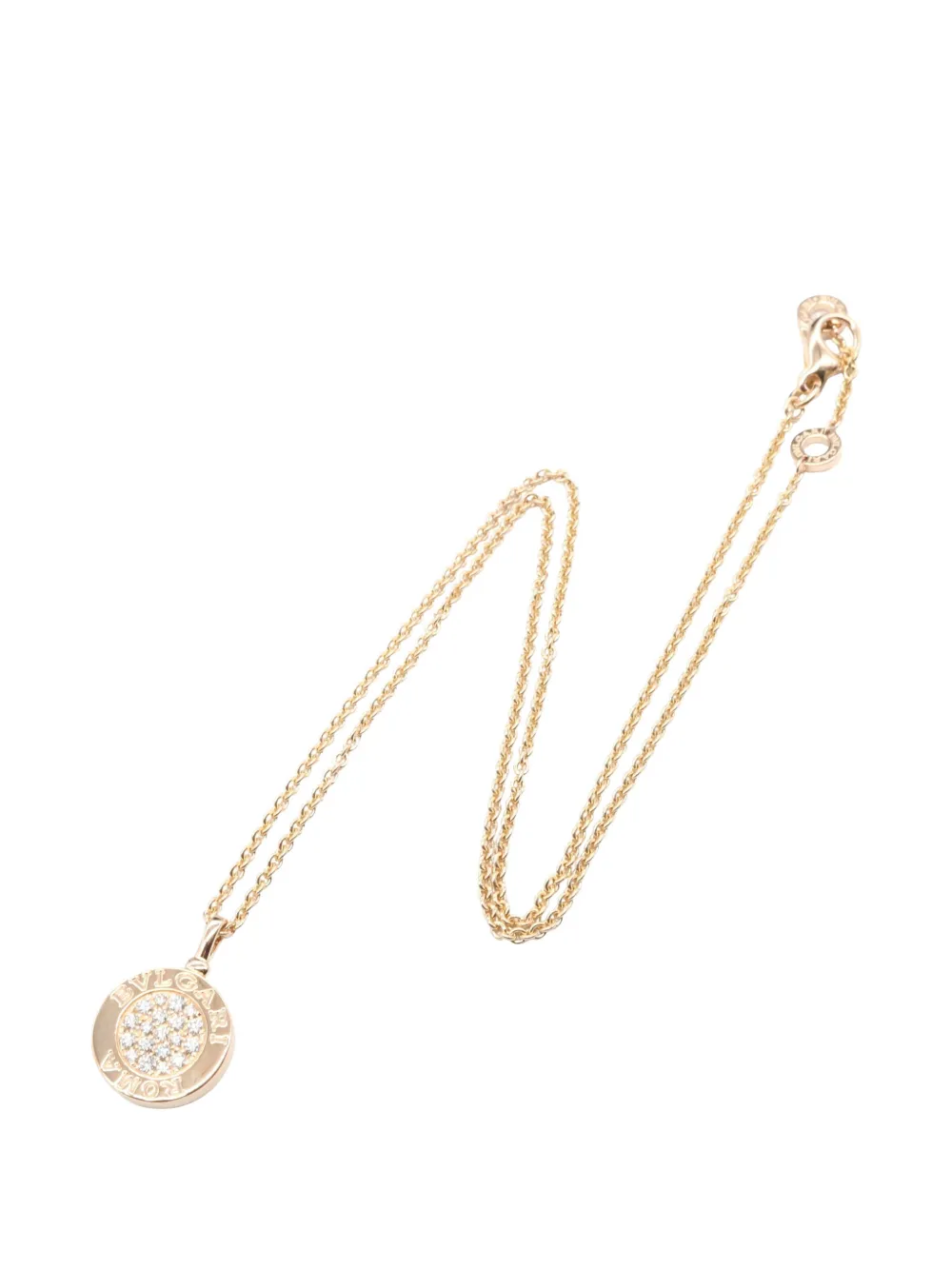 Bvlgari Pre-Owned 2010s onyx and diamond necklace - Rosa