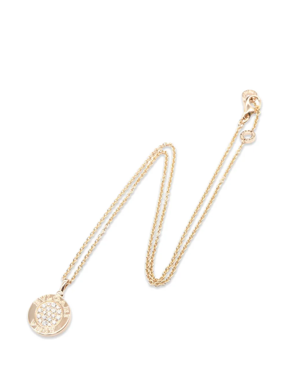 Bvlgari Pre-Owned 2010s onyx and diamond necklace - Rosa
