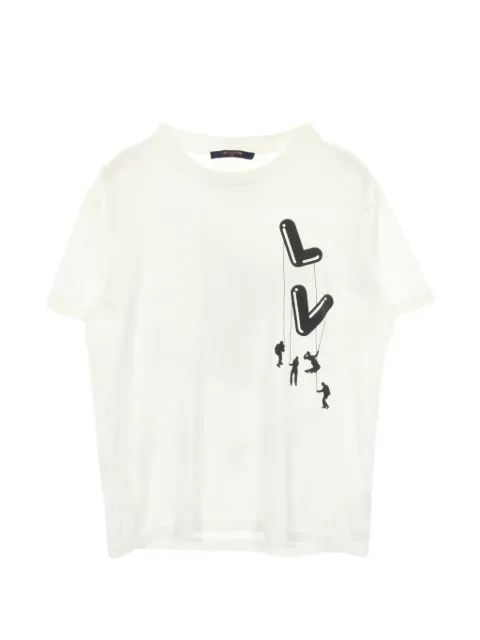 Louis Vuitton Pre-Owned 2000s floating-print T-shirt