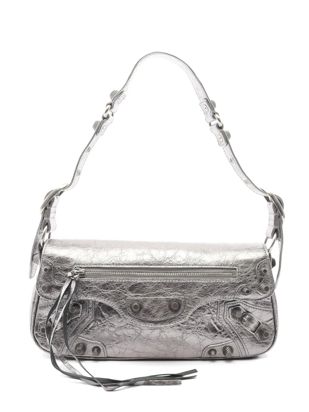 Balenciaga Pre-Owned 2010s S Le Cagole leather shoulder bag - Argento