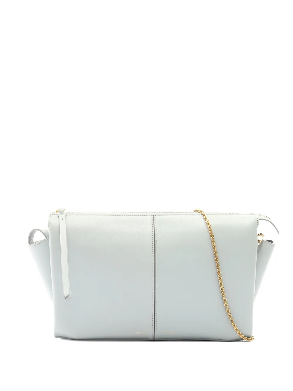 Celine Pre-Owned 2000s Trifold chain-strap shoulder bag - Blu