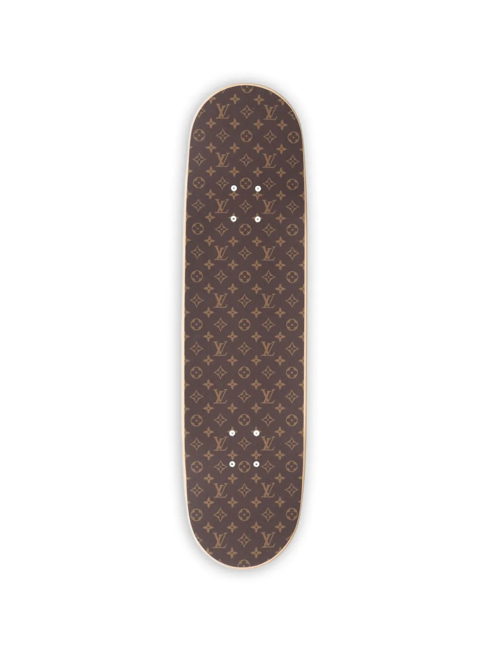 Louis Vuitton Pre-Owned 2022 Monogram wood skateboard - Braun
