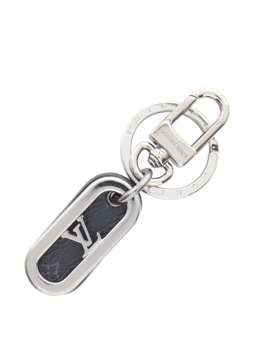 Louis Vuitton Pre-Owned 2023 LV signature chain key case - Argento