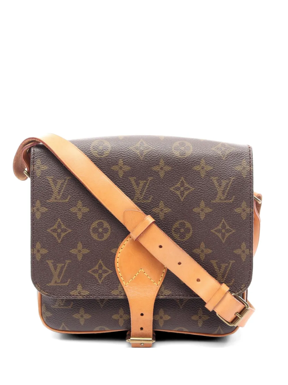Louis Vuitton Pre-Owned 1999 Monogram Cartouchière leather shoulder bag - Marrone