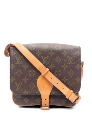 Louis Vuitton Pre-Owned 1985 Cartesier GM Monogram Shoulder Bag