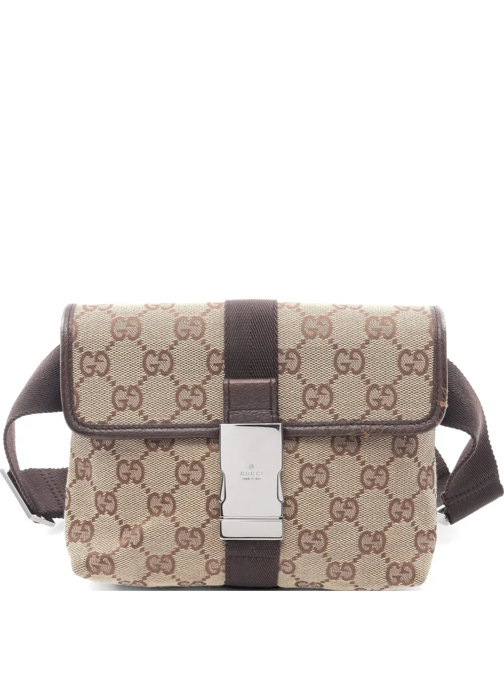 Gucci Pre-Owned 2000s GG canvas belt bag - Toni neutri
