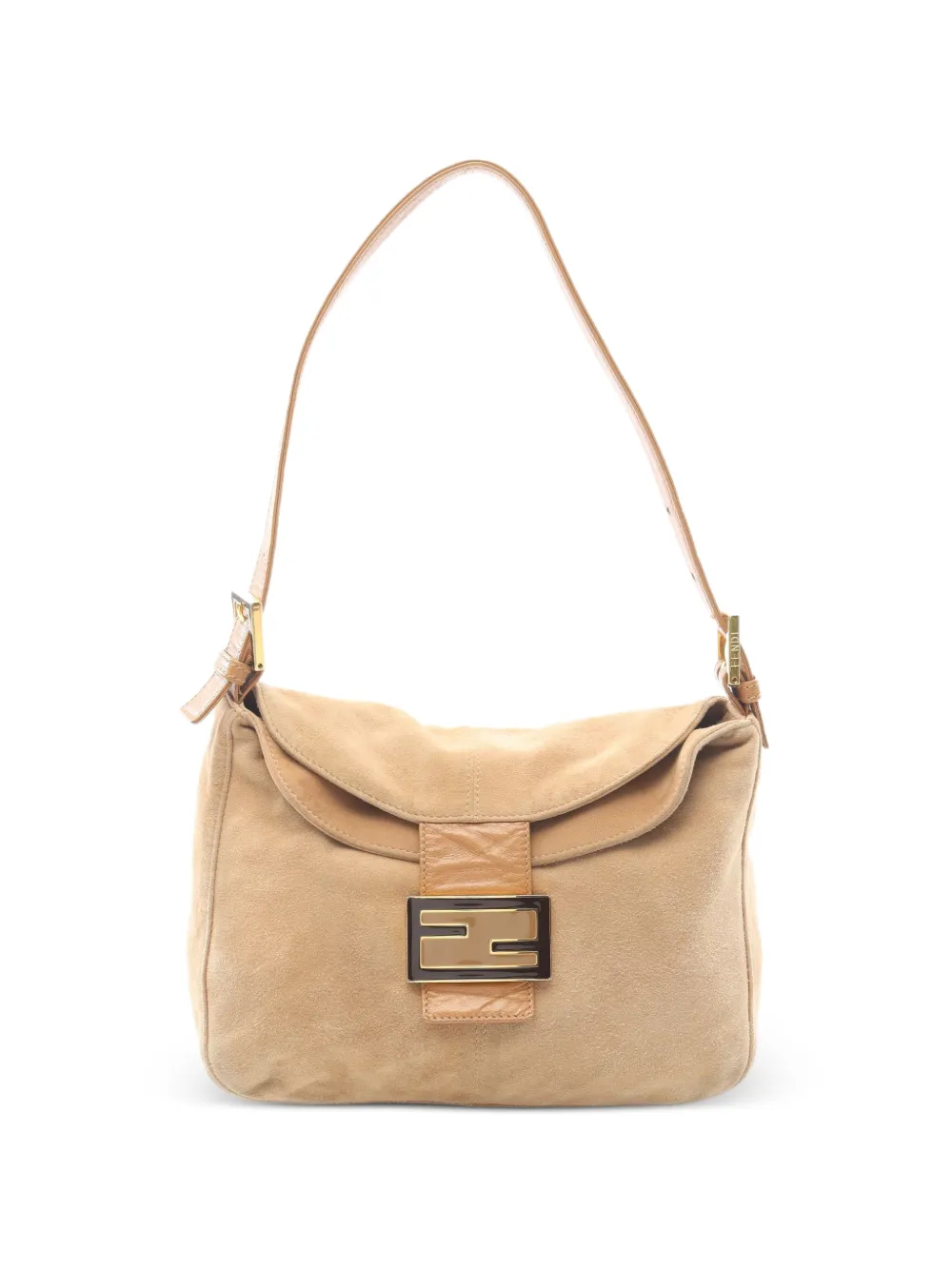 Fendi Pre-Owned 2000s Mamma Baguette shoulder bag - Nude