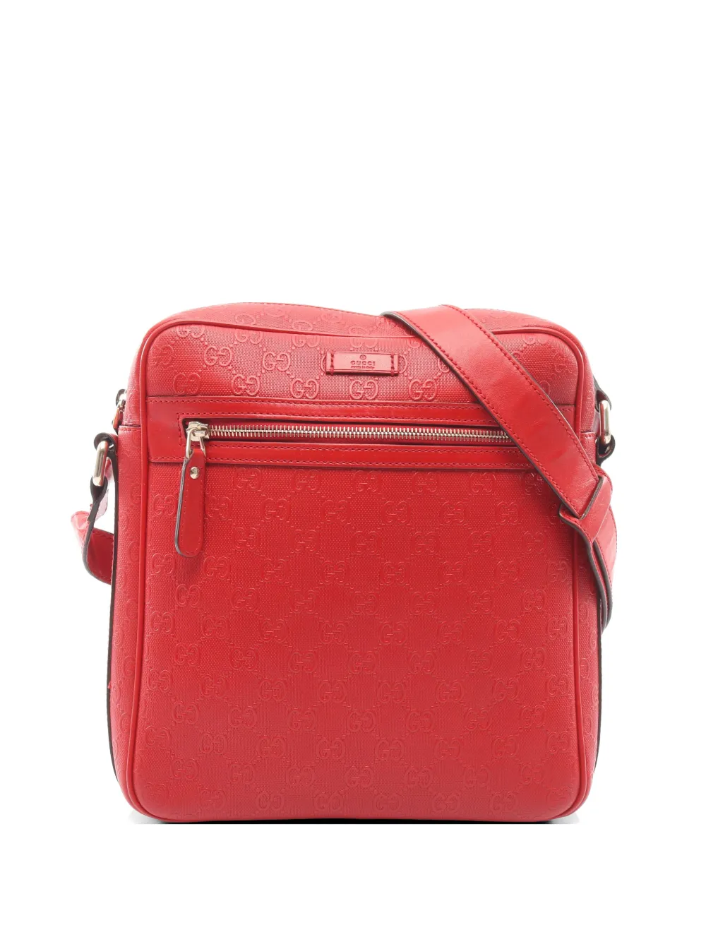 Gucci Pre-Owned 2010s Diamante leather shoulder bag - Rot