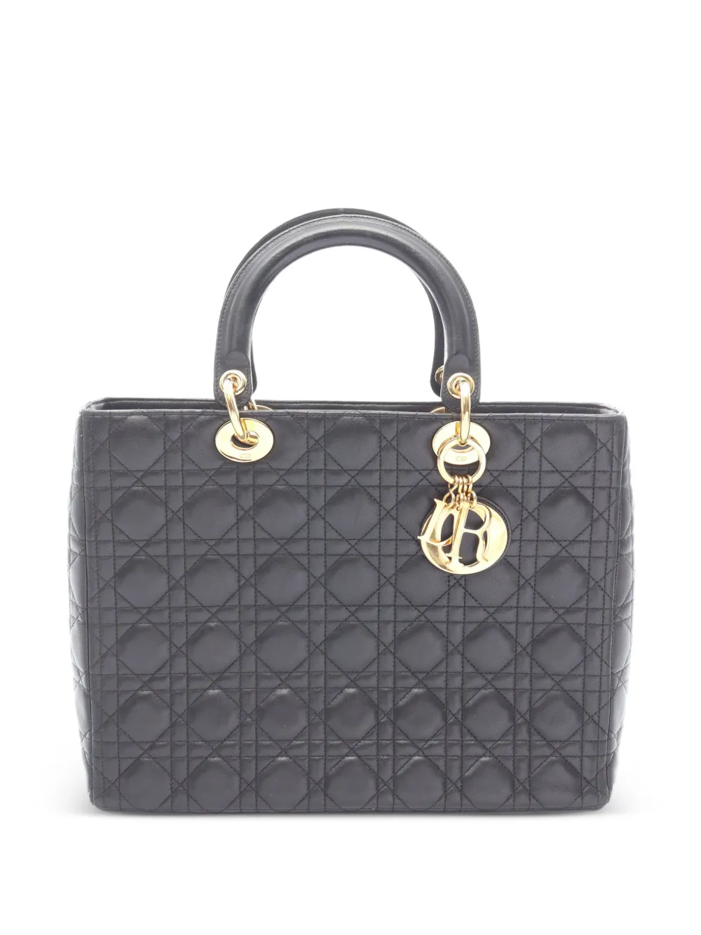 Christian Dior Pre-Owned Lady Dior Cannage tote bag - Schwarz
