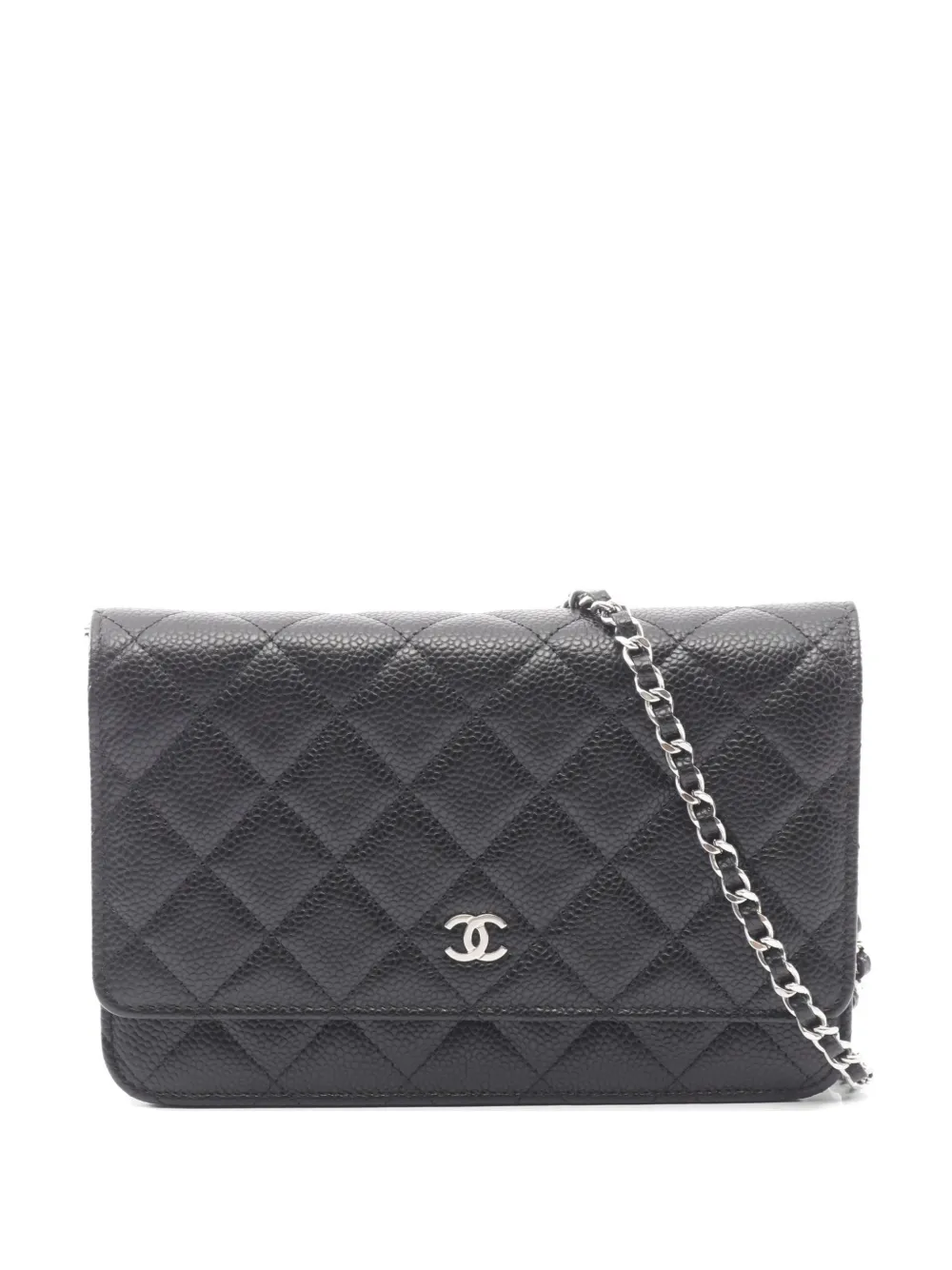 CHANEL Pre-Owned 2021s Matelassé chain shoulder bag - Nero