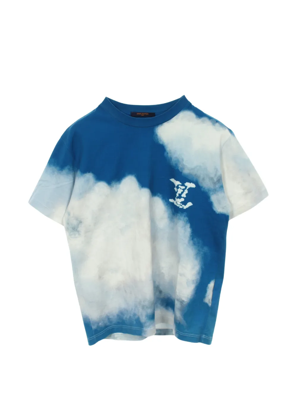 Louis Vuitton Pre-Owned 2010s Cloud-print T-shirt - Blu