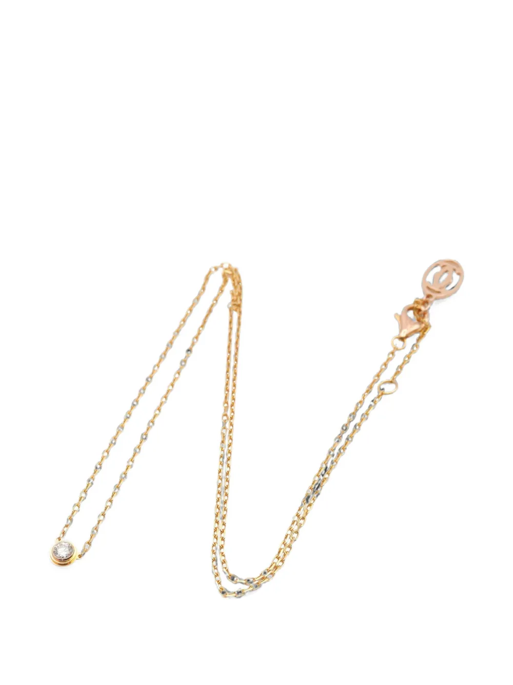 Cartier 2010s Damour diamond necklace - Gold