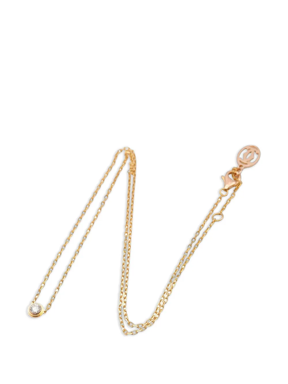 Cartier 2010s Damour diamond necklace - Oro
