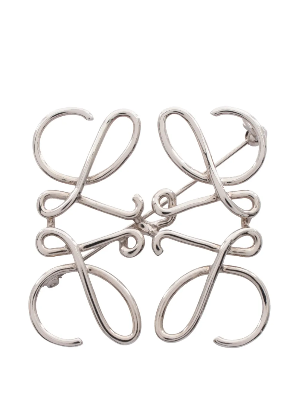 Loewe Pre-Owned 2010s Anagram brooch - Argento