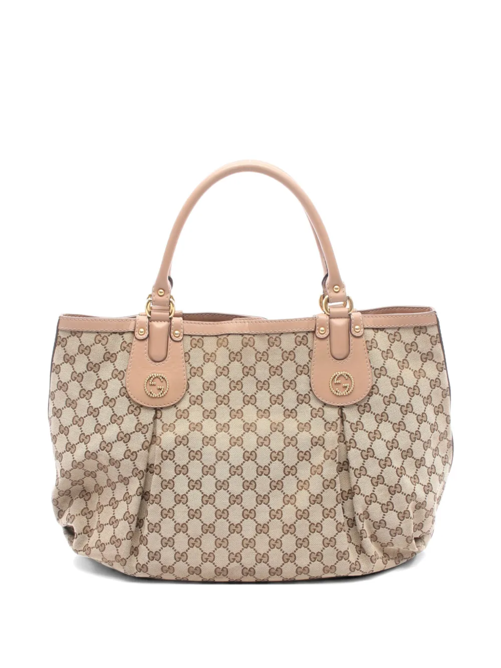 Gucci Pre-Owned 2000s Scarlet GG Supreme tote bag - Nude