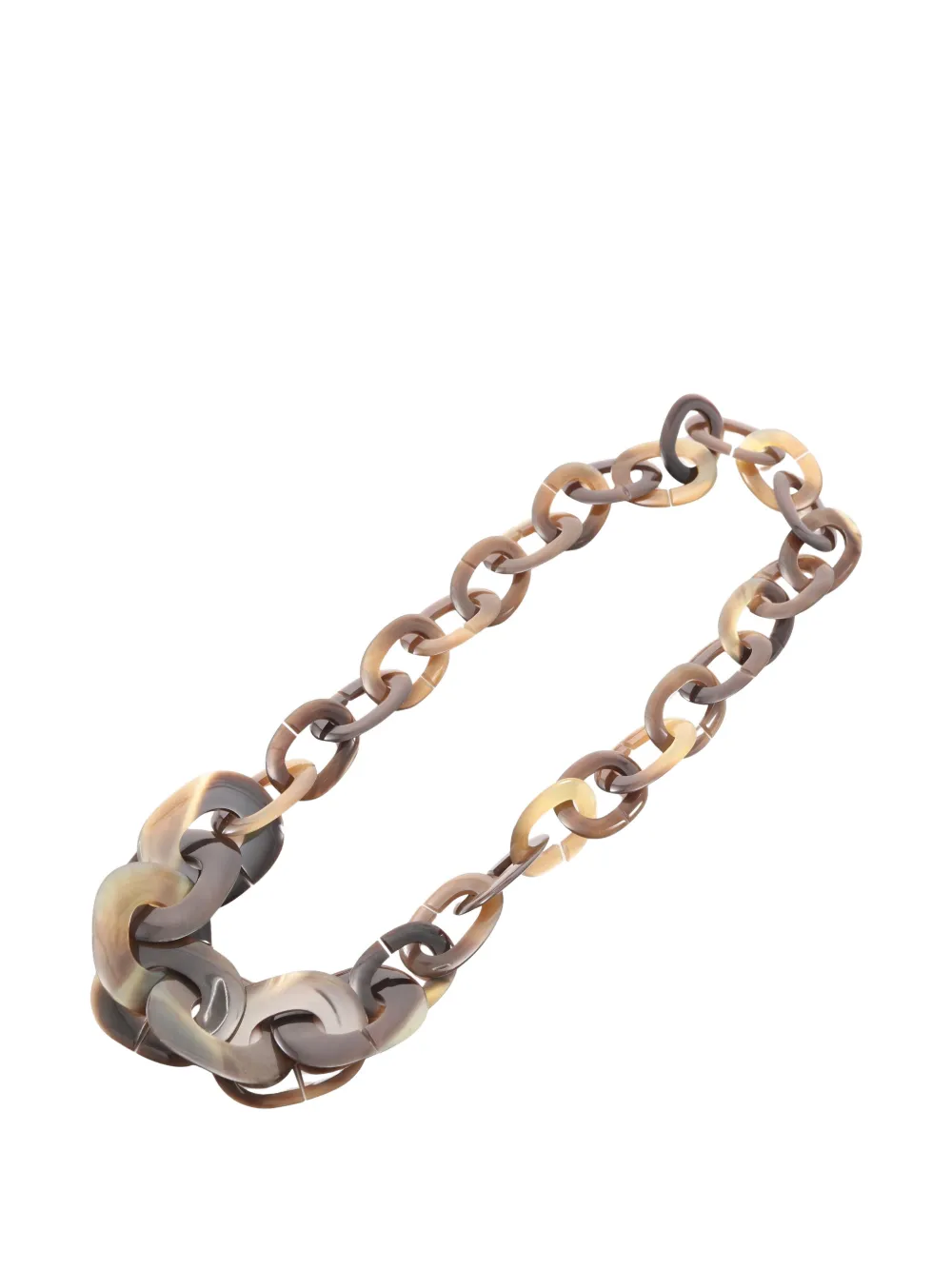 Hermès Pre-Owned 2000s Calamba buffalo horn necklace - Marrone