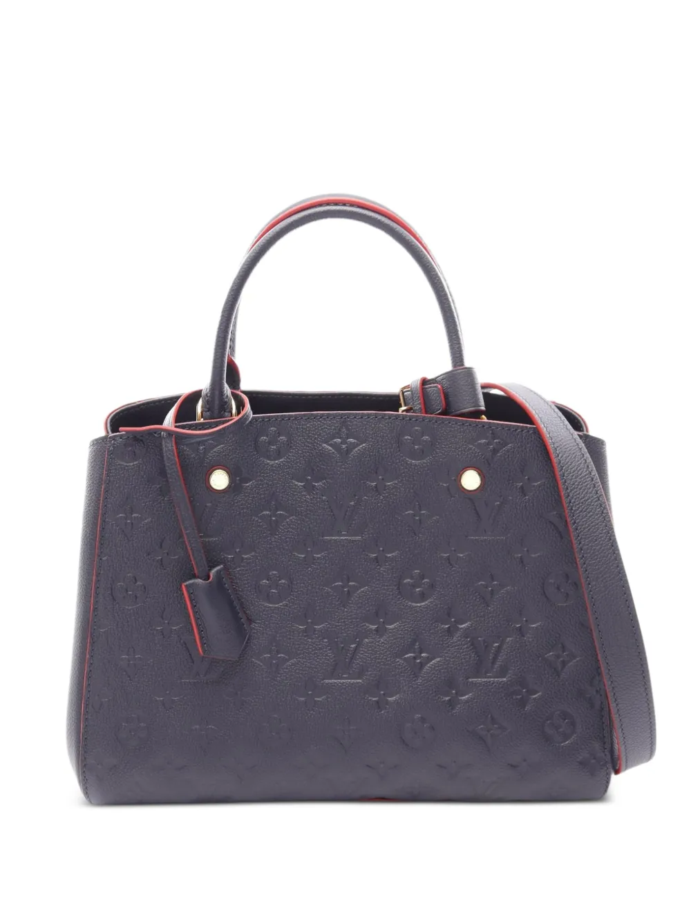 Louis Vuitton Pre-Owned 2018 MM Montaigne Monogram Empreinte tote bag - Blu