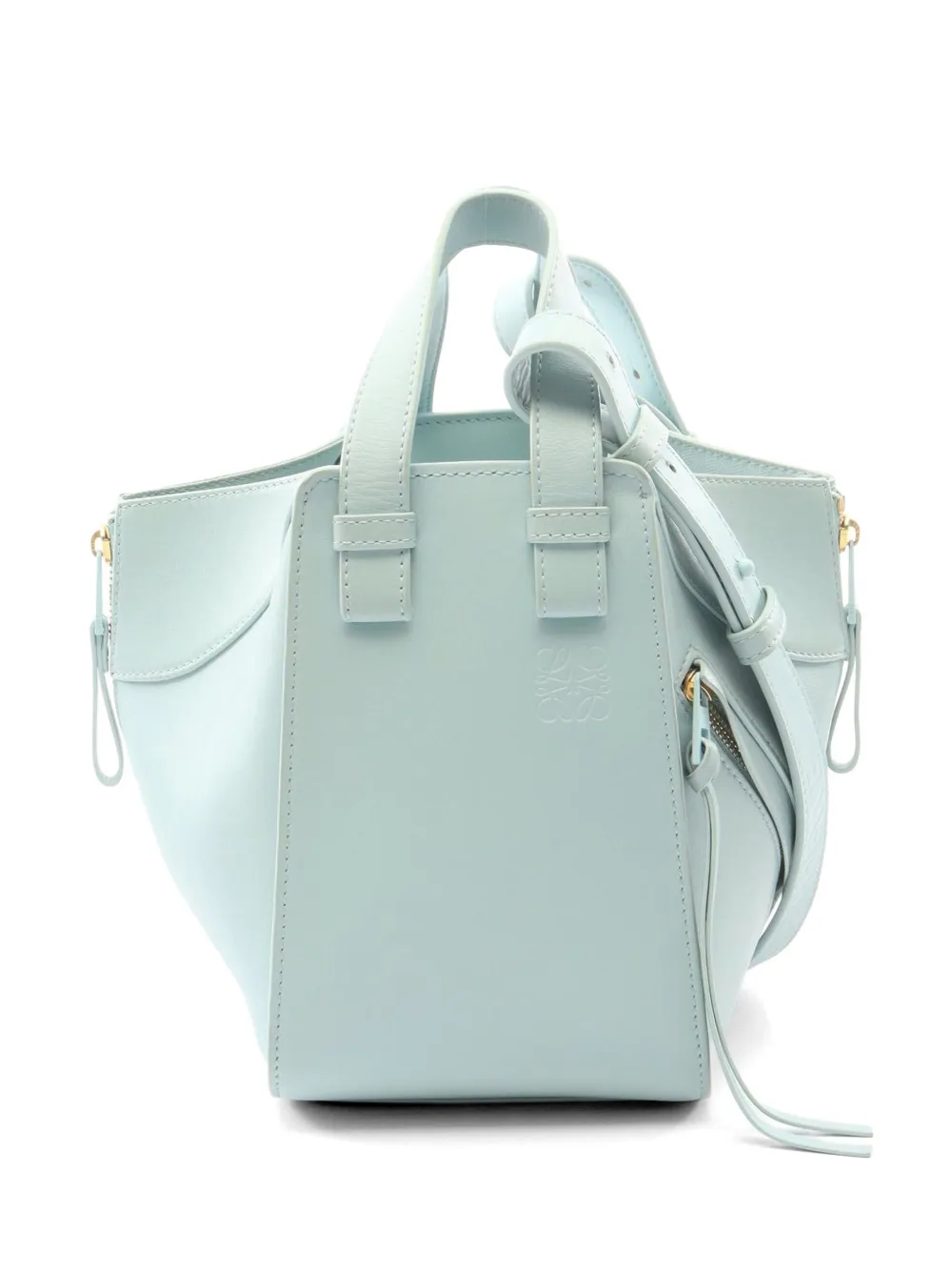 Loewe Pre-Owned 2000s Hammock leather tote bag - Blu