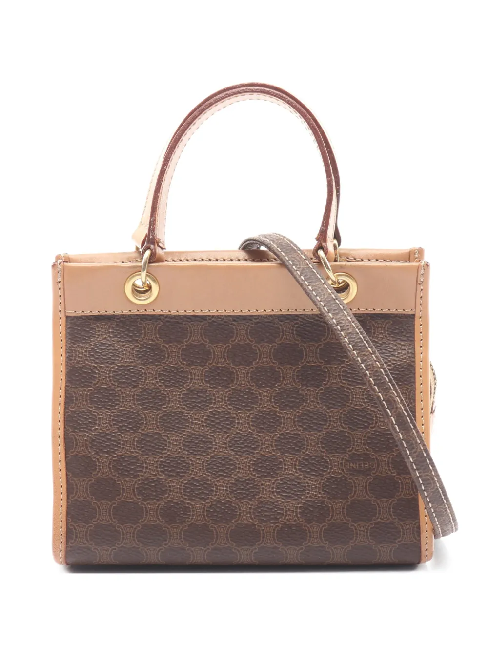 Celine Pre-Owned 2000s Macadam mini bag - Marrone