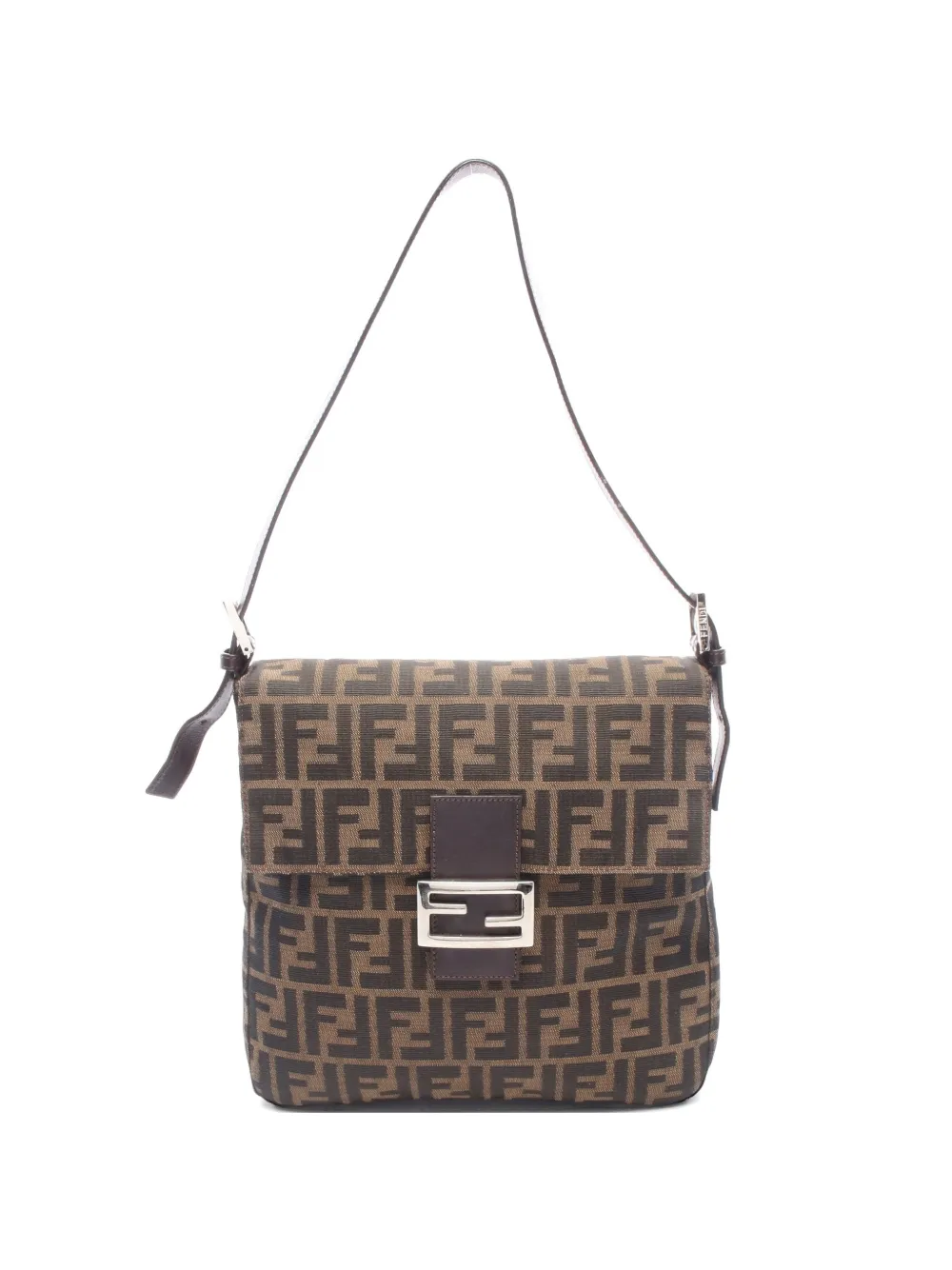 Fendi Pre-Owned 2000s Zucca shoulder bag - Braun