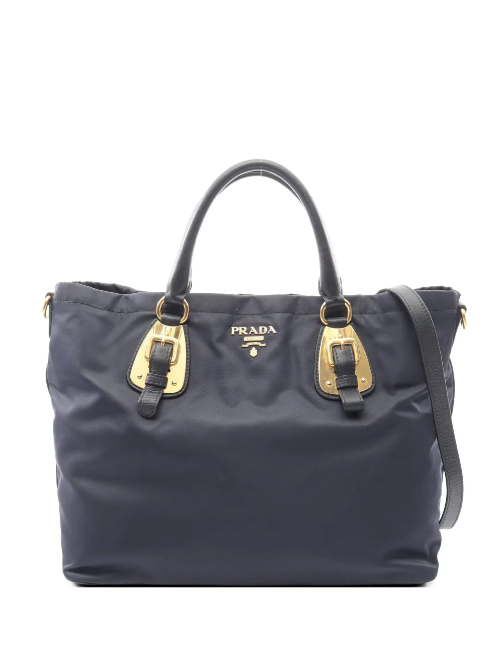 Prada Pre-Owned 2010s Tessuto Soft Calf tote bag - Blu