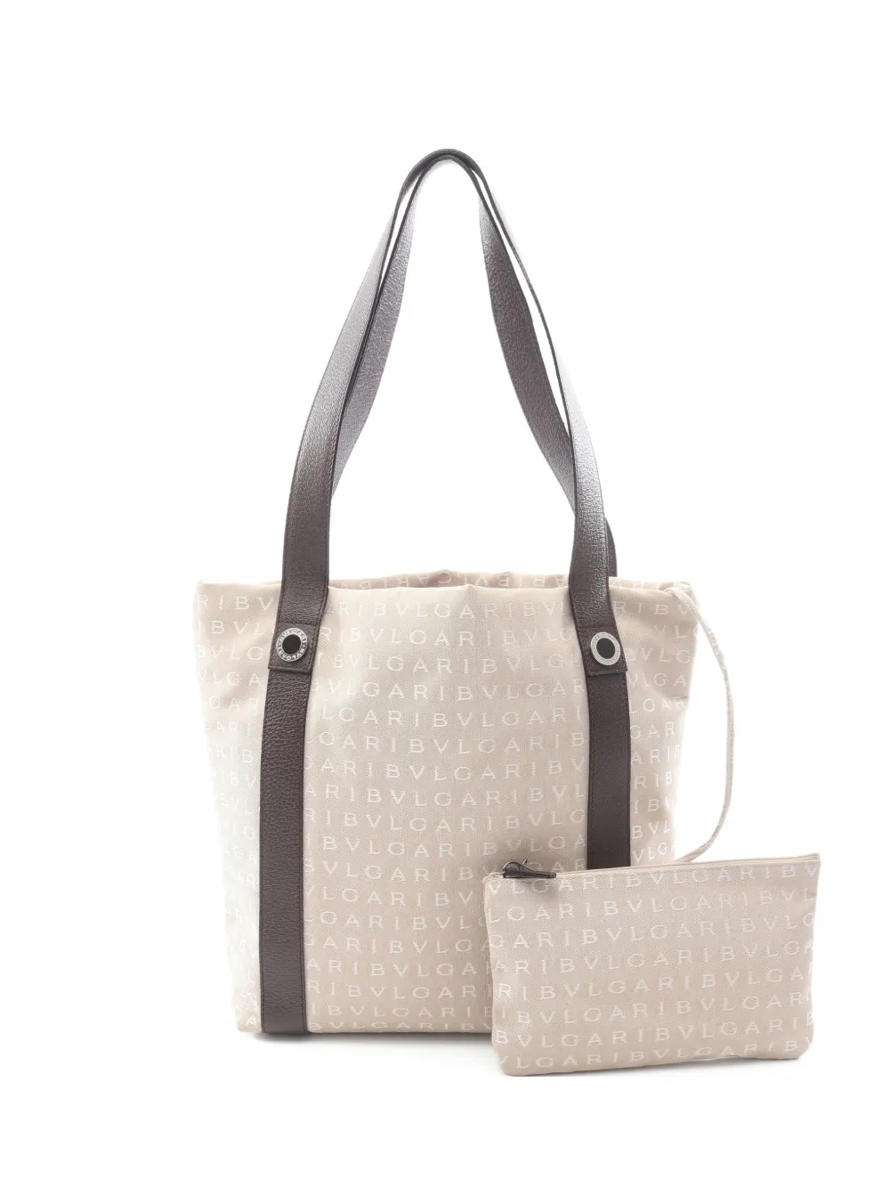Bvlgari Pre-Owned 2010s Logomania tote bag - Toni neutri