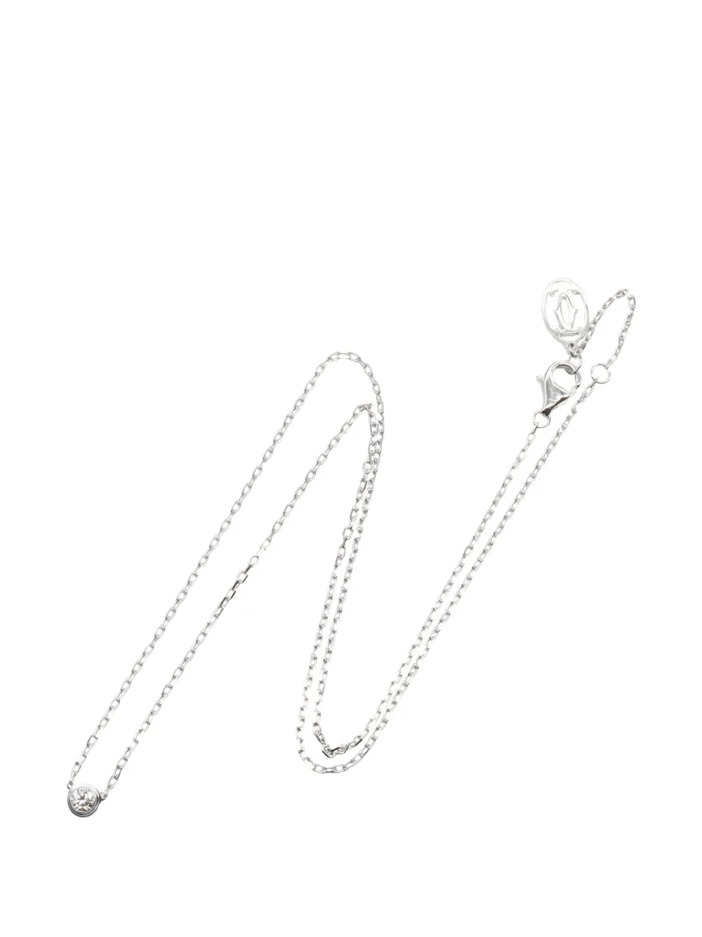 Cartier 2010s Damour SM diamond necklace - Silber