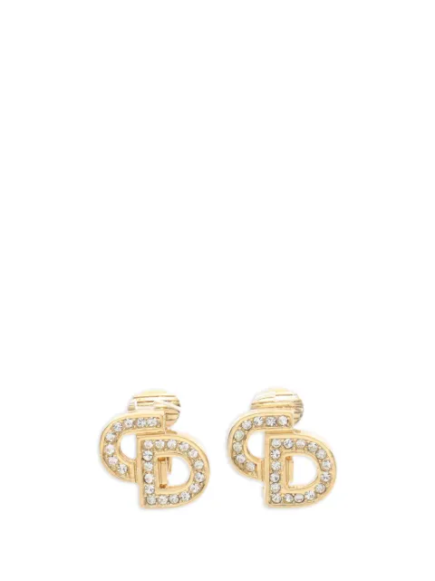 Christian Dior Pre-Owned CD logo earrings