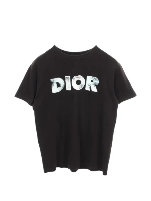 Christian Dior Pre-Owned x Daniel Arsham 2000s logo-print T-shirt