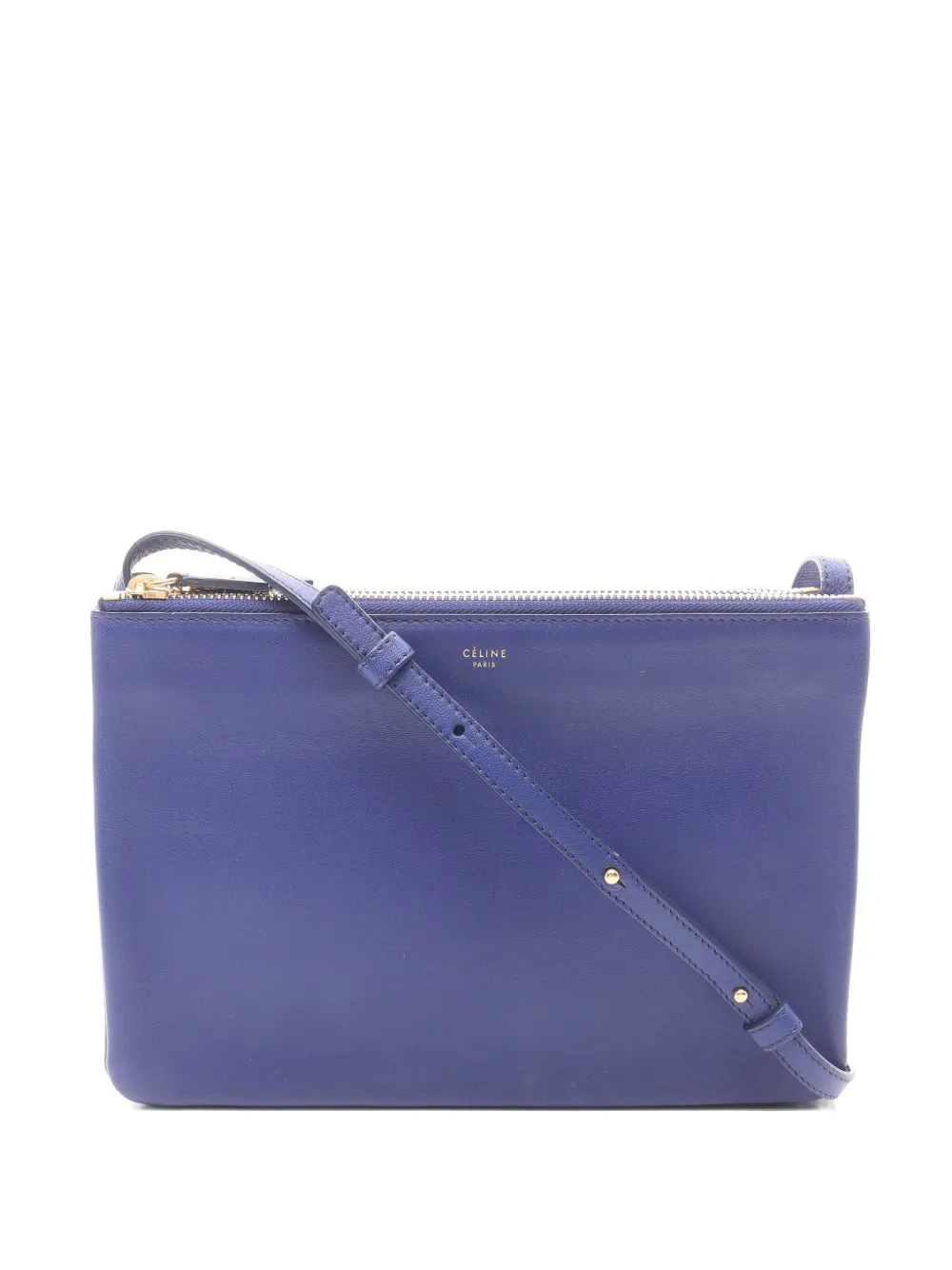 Celine Pre-Owned 2010s Trio shoulder bag - Blu