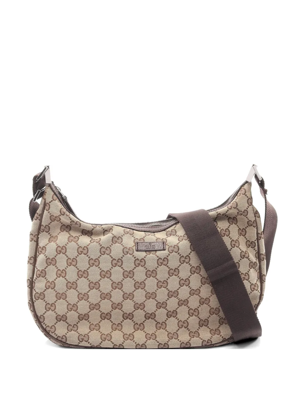 Gucci Pre-Owned 2000s GG canvas shoulder bag - Nude
