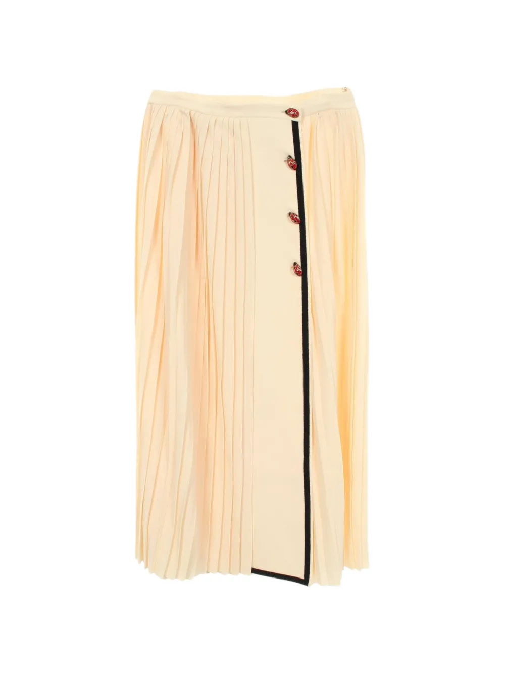 Gucci Pre-Owned 10s Ladybug pleated wrap skirt - Toni neutri