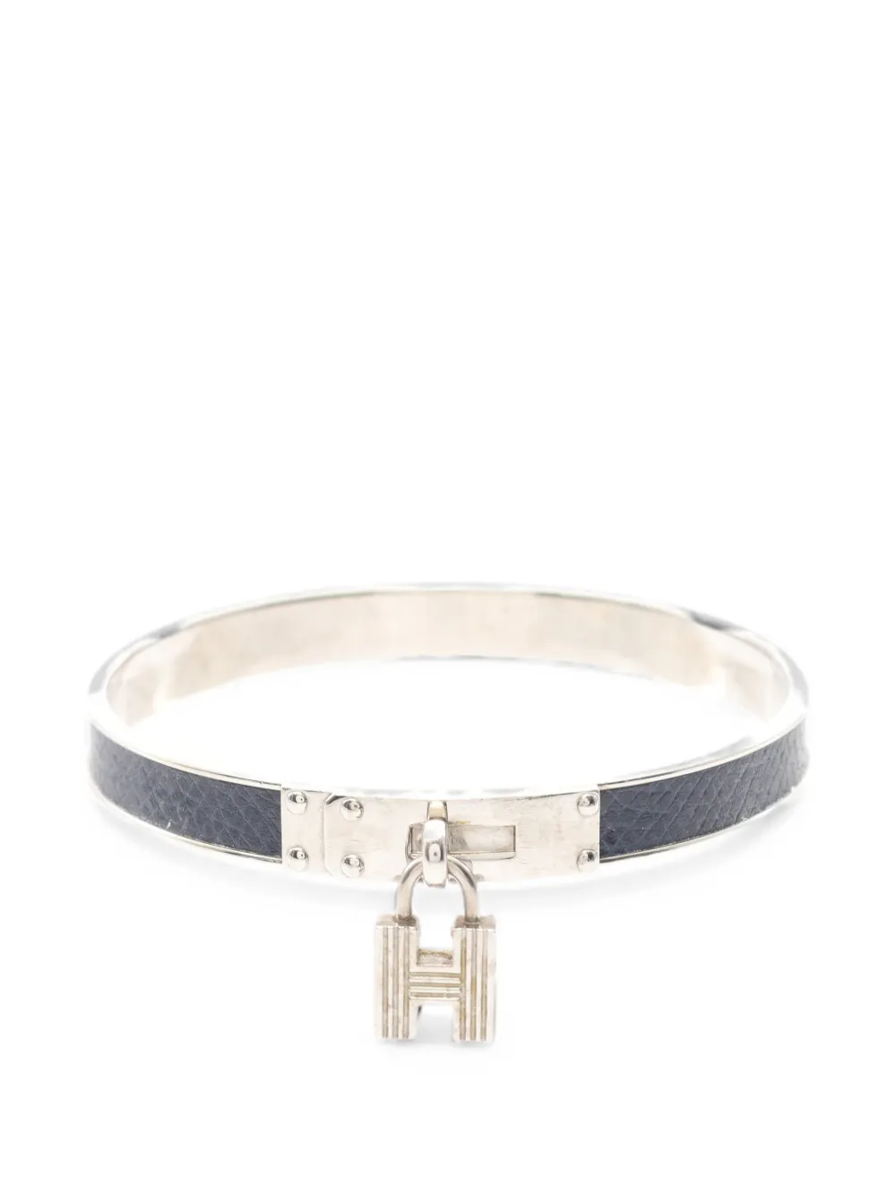 Hermès Pre-Owned 2000s Kelly H-motif bangle - Argento