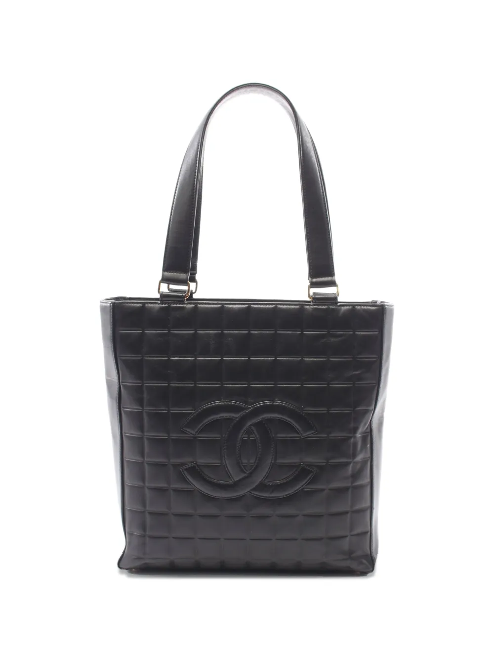 CHANEL Pre-Owned 1989-1991 Chocolate Bar tote bag - Black