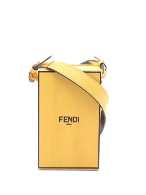 Fendi Pre-Owned 2010s box leather shoulder bag