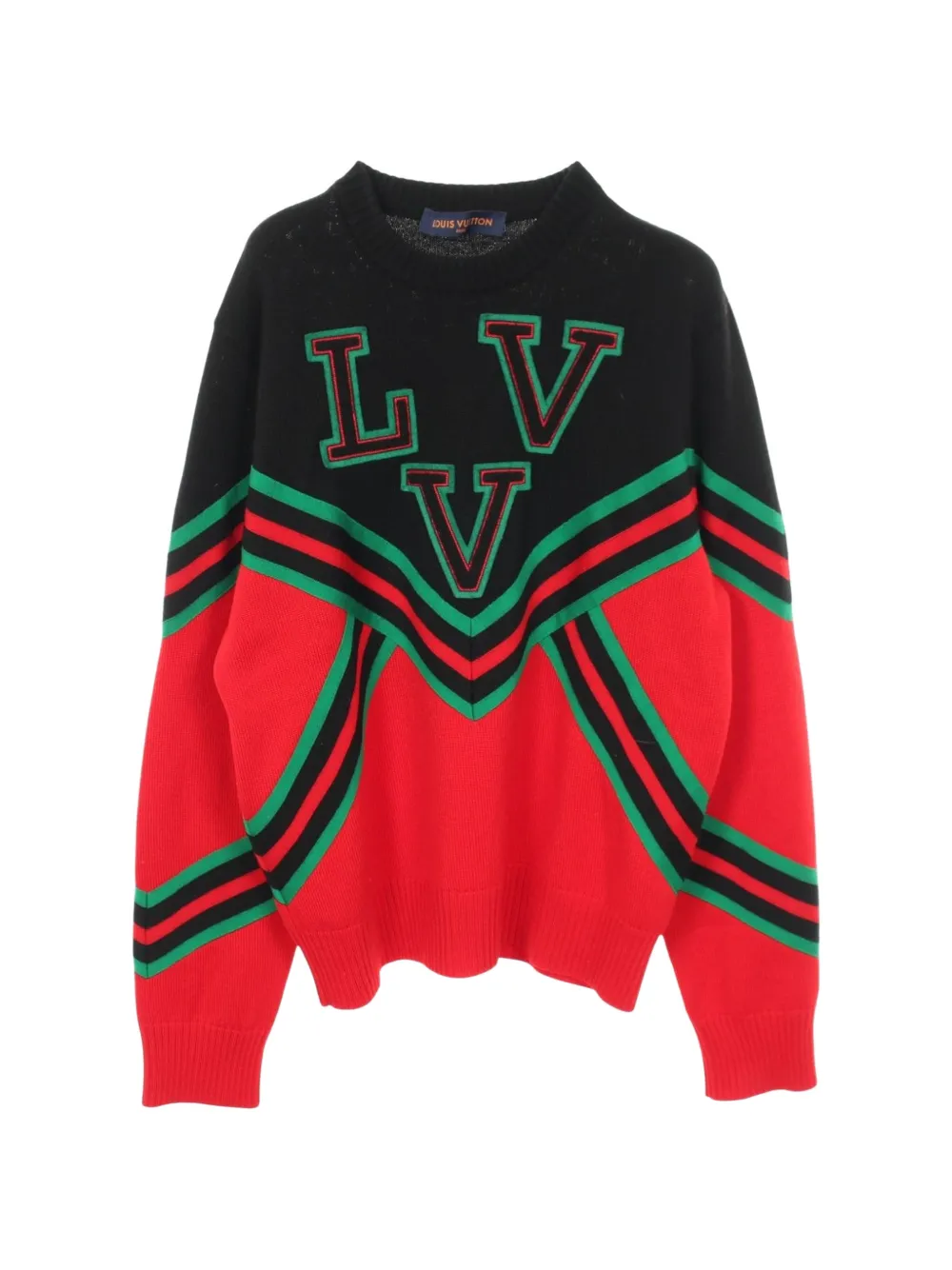 Louis Vuitton Pre-Owned 2000s Amen Break LVV sweater - Nero