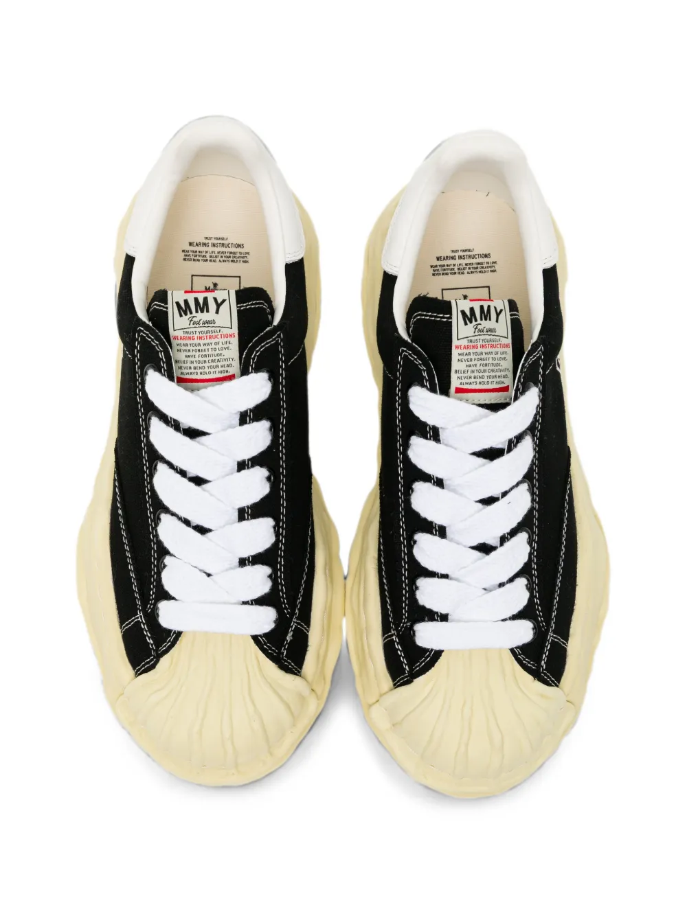 Maison MIHARA YASUHIRO Hank low-top sneakers Zwart