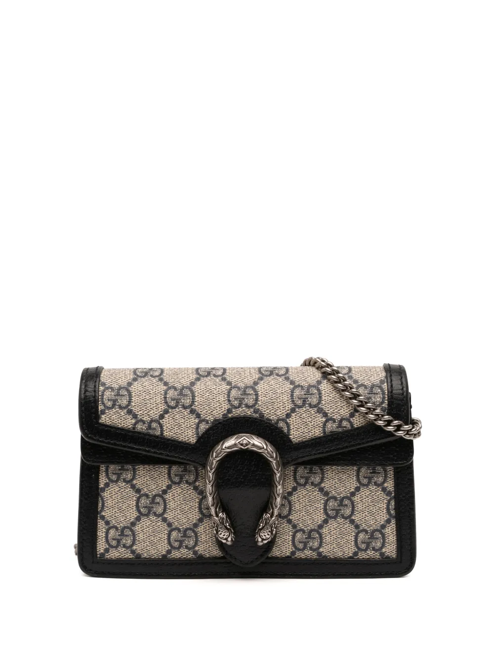 Gucci Pre-Owned 2000-2015 Mini GG Supreme Dionysus crossbody bag - Nero
