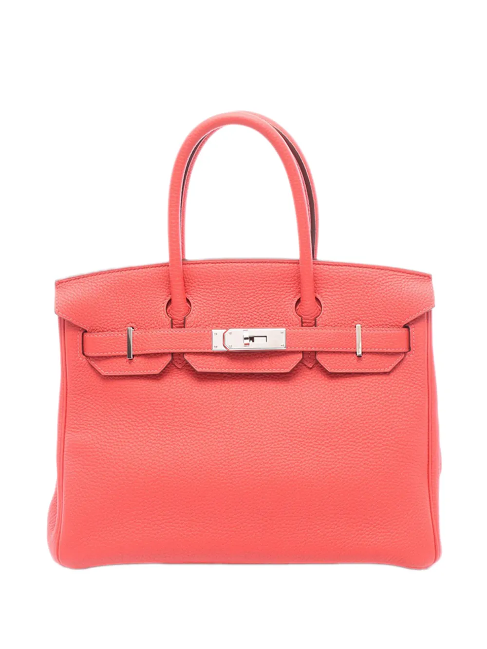 Hermès Pre-Owned 2014 Togo Birkin Retourne 30 handbag - Rosso