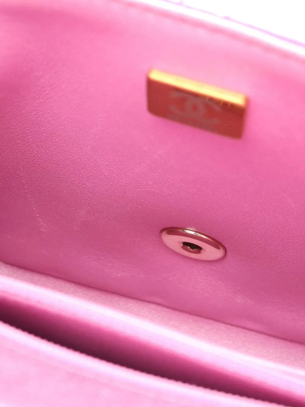 CHANEL Pre-Owned 2021-2026 ミニ マトラッセ メタリック ミラー