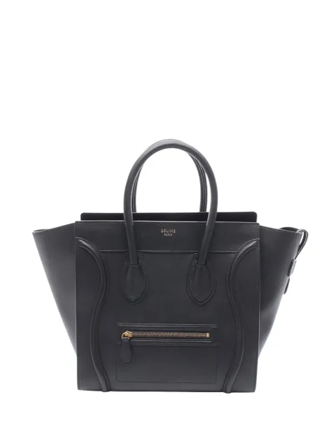 Celine Pre-Owned 平滑小牛皮迷你箱包手提包（2010-2026年典藏款）